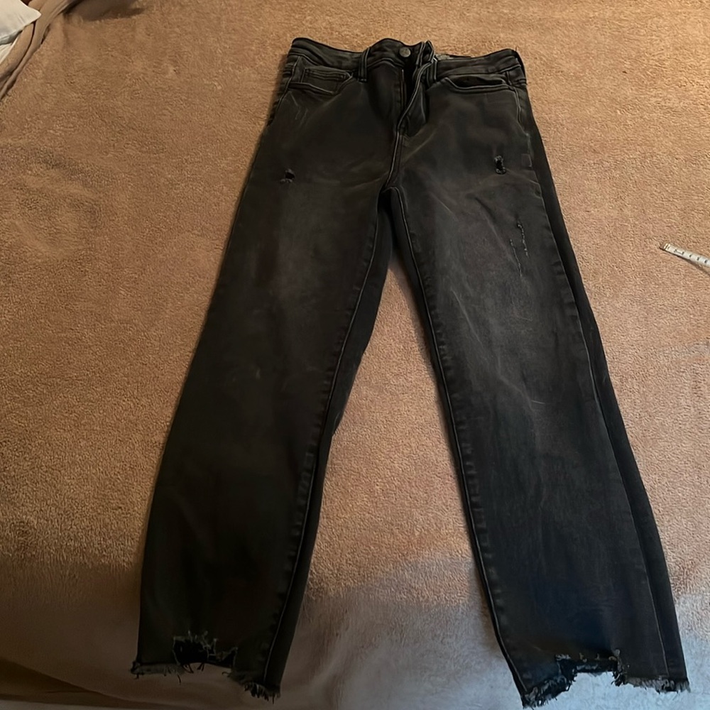 Size 28 black denim jeans Kendall and Kylie